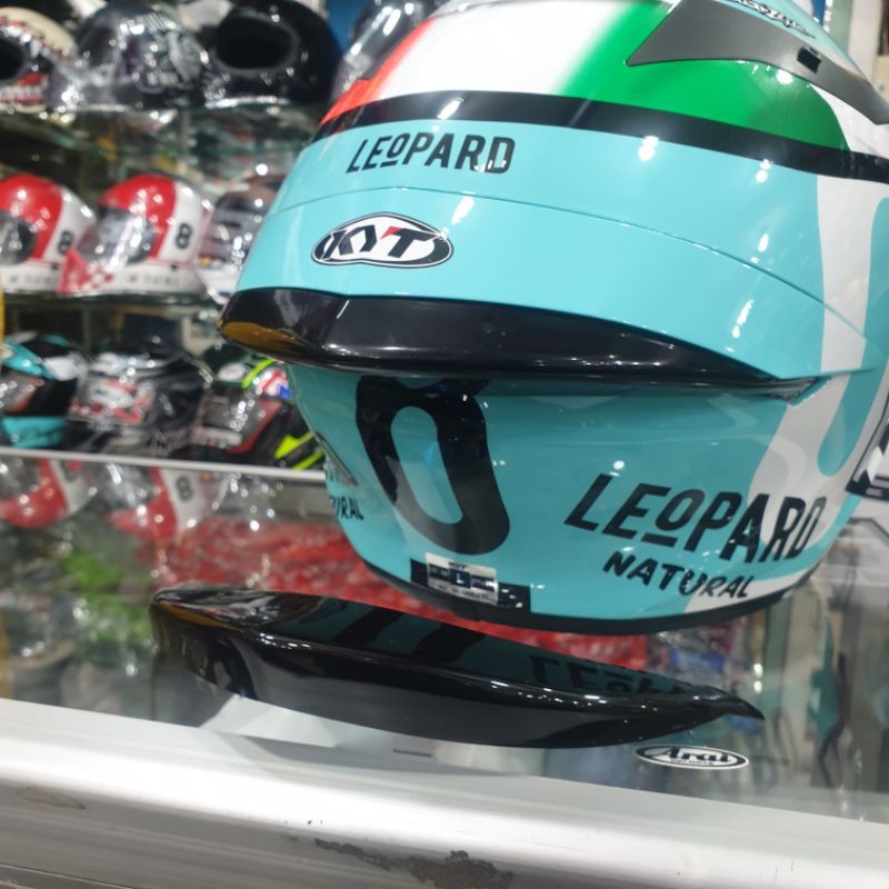 SPOILER 3D HELM KYT TT COURSE /SPOILER KYT TTC/VARIASI TANDUK BELAKANG-2