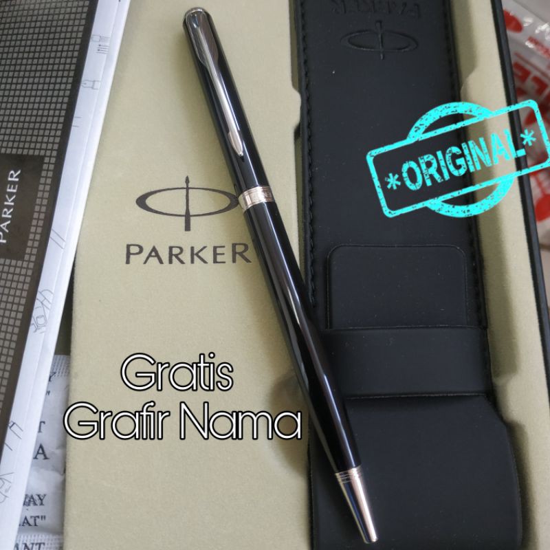 

limited exclusive original pulpen Parker sonnet gratis Grafir nama dan Refill