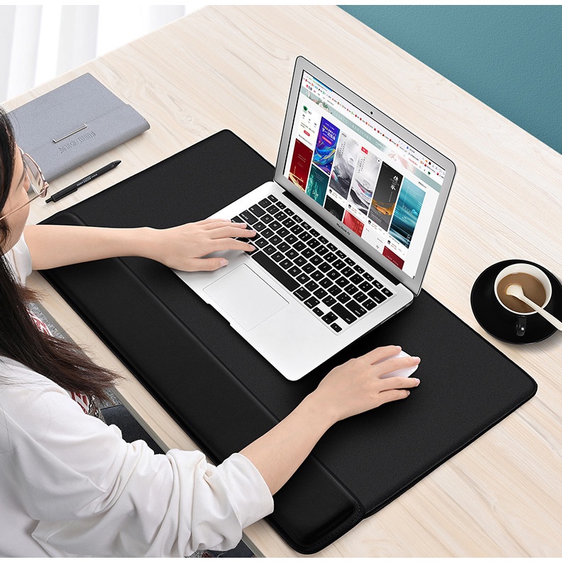 Mouse pad Memory Foam Empuk Bantal Alas Keyboard Mousepad Memory Foam Wristpad Bantalan Mousepad Memoryfoam Bantalan Tangan Laptop Komputer