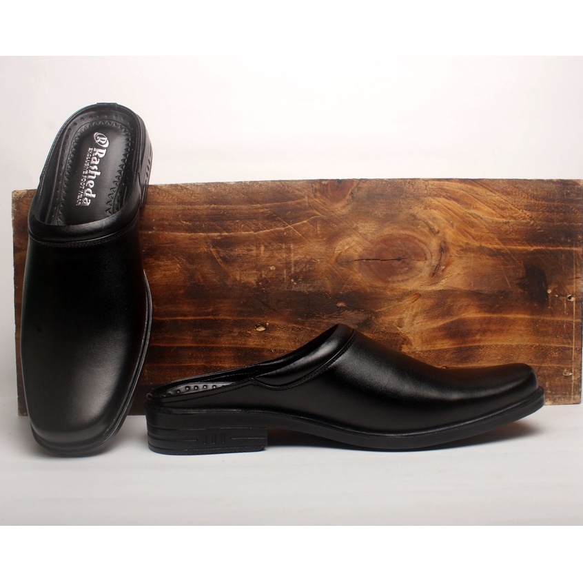 Sepatu Sandal  Pria Kulit Asli Selop Rasheda SL 03 Big Size