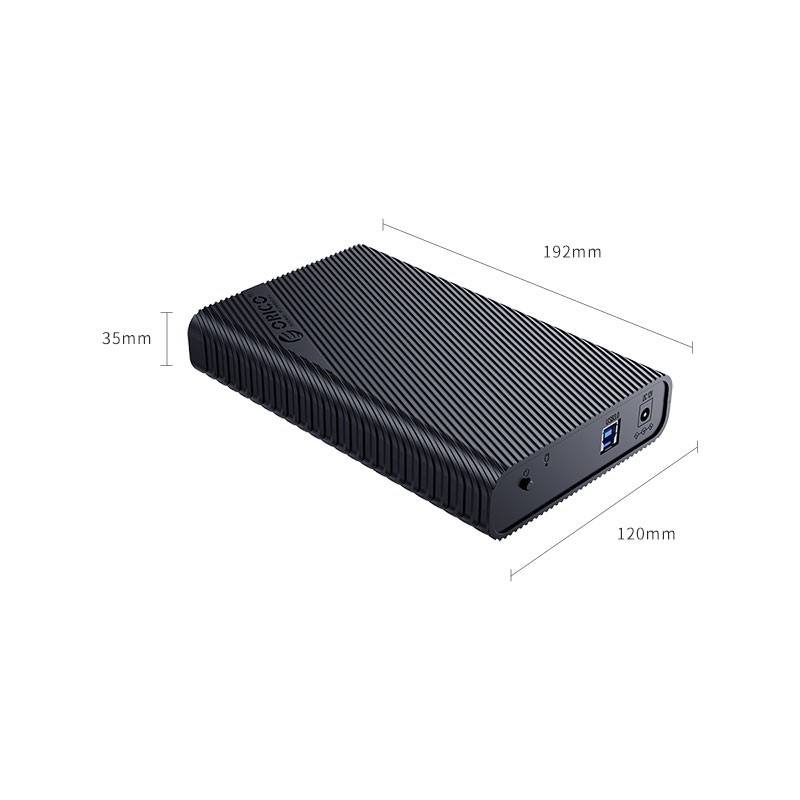 hdd ssd enclosure orico 3.5 sata usb 3.0 5gbps adapter 3521u3 - Casing harddisk external