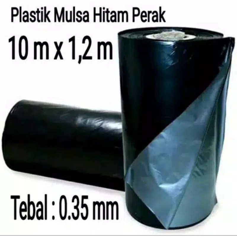 Plastik Mulsa Hitam Perak Eceran Untuk Kebun Dan Packing Shopee Indonesia