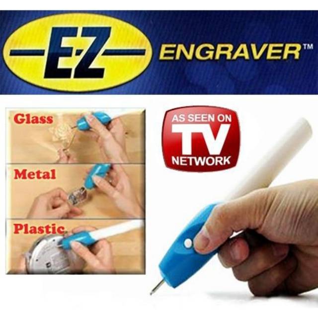 Engraver/alat ukir kaca plastik metal keramik