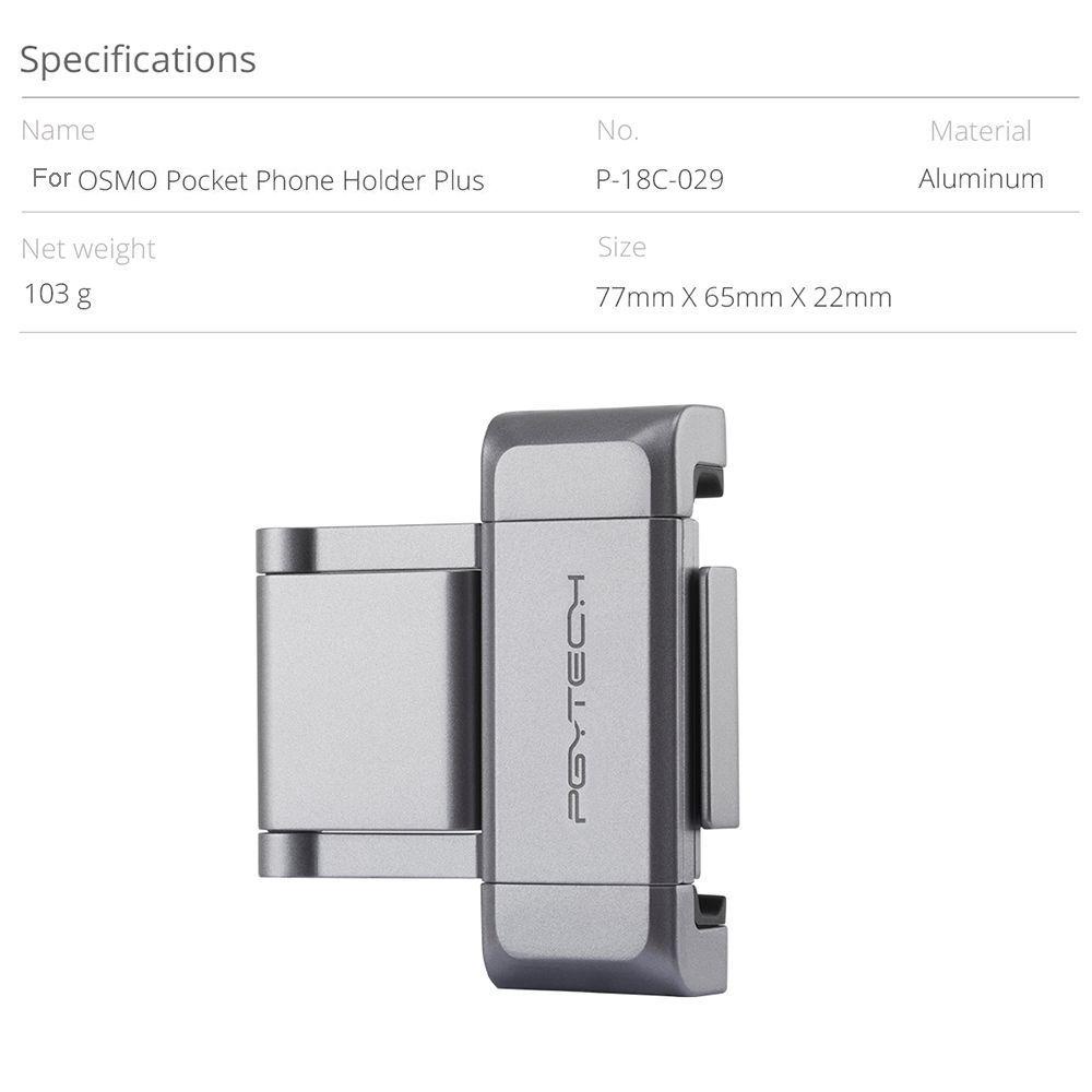 Preva Untuk DJI Pocket 2aksesoris Lipat Handphone Bahan Aluminium Alloy