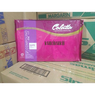 Coklat Colatta Dark Compound block blok 1kg 1 kg cokelat ...