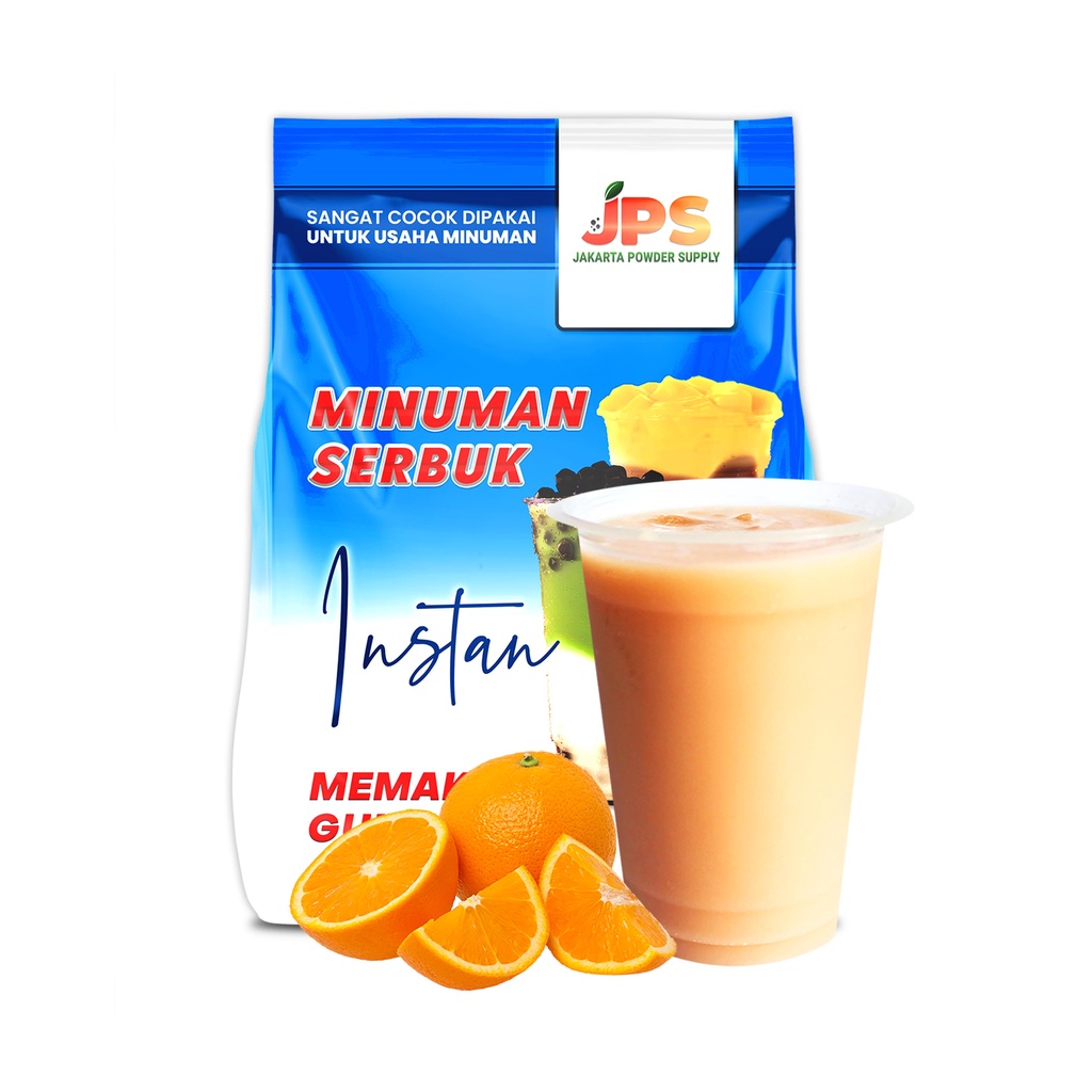 

JPS Orange Mix Serbuk Powder Bubuk Minuman 1 Kg