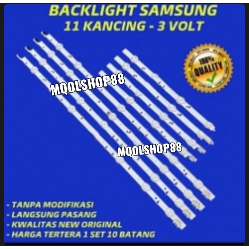 BACKLIGHT TV LED SAMSUNG 43inc UA-43J5100 43J LAMPU BL 43 inc 11K