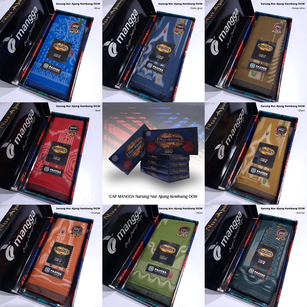 Sarung Nur Ajung Kembang DGW by Cap Mangga / Sarung bahan tenun