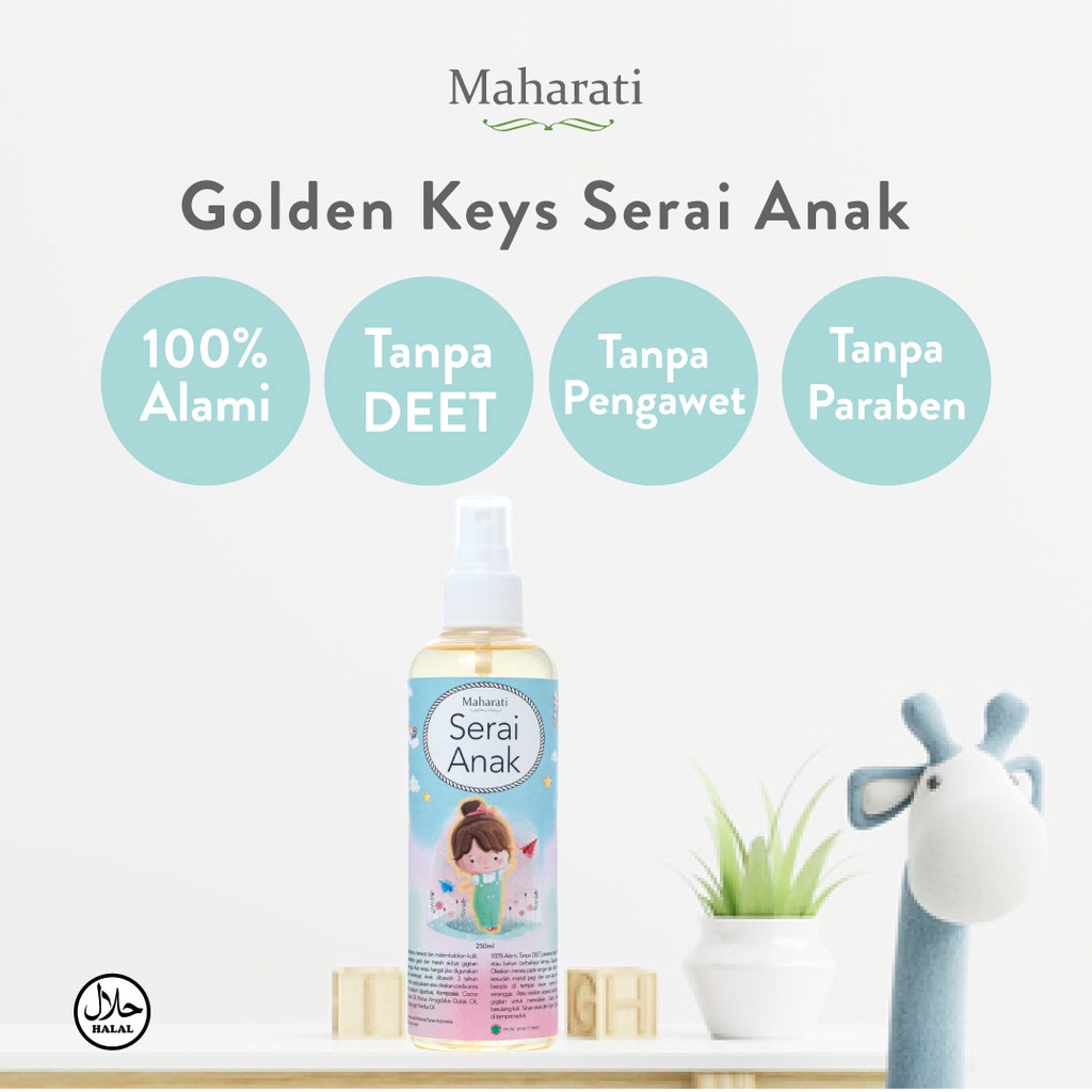 MAHARATI SERAI ANAK ANTI NYAMUK DAN SERANGGA ANAK ALAMI 500ML