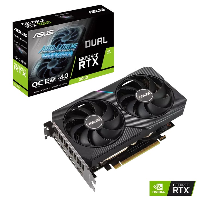 ASUS Dual GeForce RTX 3060 12GB OC Edition V2