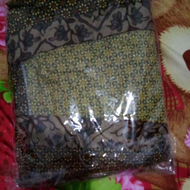 Gamis Bolero Genes Batik Ori By Batiek Solo / Gamis Batik Plus Cardi Lepasan / Gamis Katun Batik