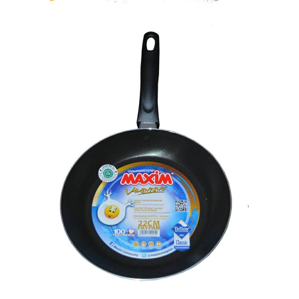 Frypan Teflon Valentino Maxim 22cm
