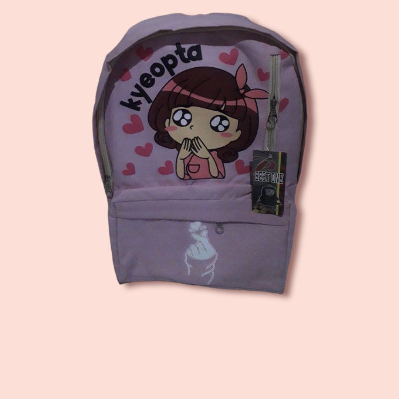 Tas Ransel Anak Sekolah Perempuan MURAH TK-SD-SMP-SMA - BEST ONE