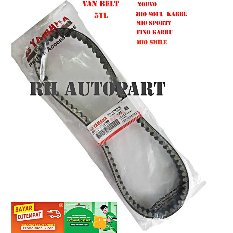 Vanbelt Mio Sporty Vanbelt Mio Soul Vanbelt Mio Smile Vanbelt Fino Karbu V belt Mio Sporty 5TL