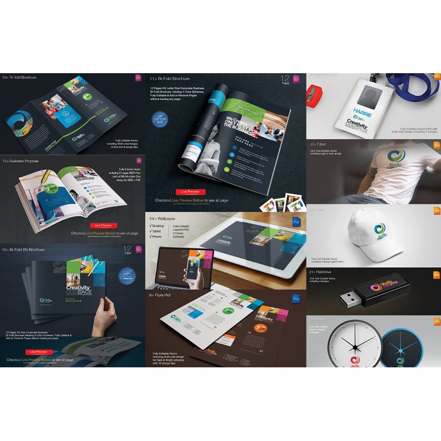 Creative Mega Branding Id Pack - Business Branding