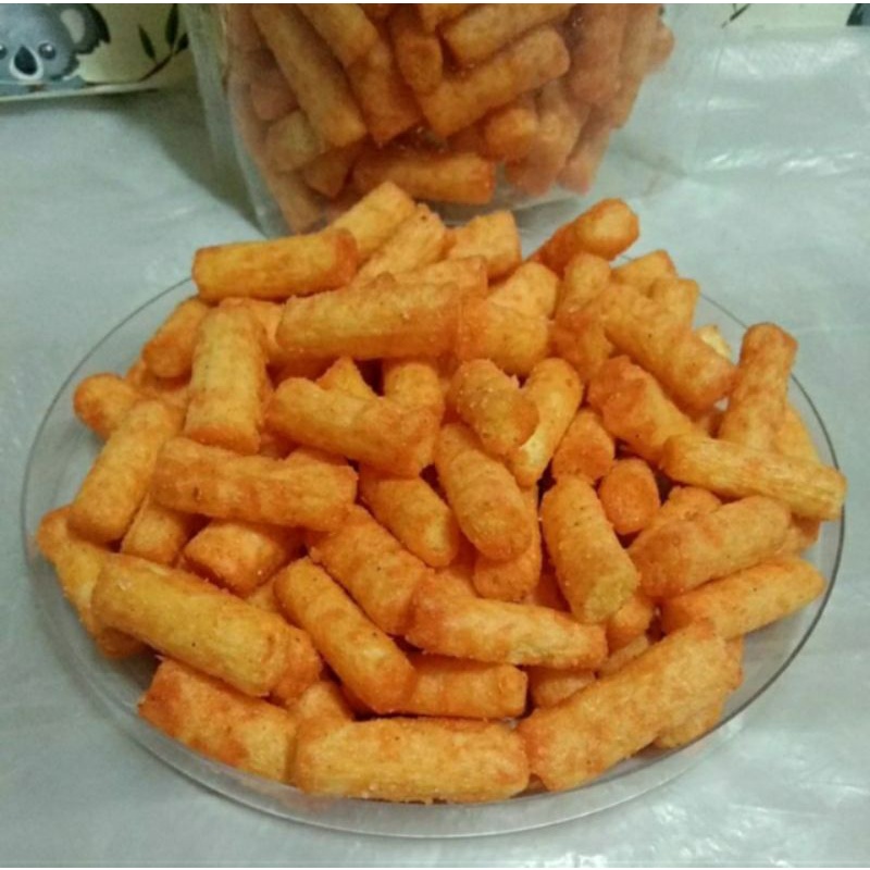 

cemilan stick rasa balado/rasa jagung manis lembut&enak