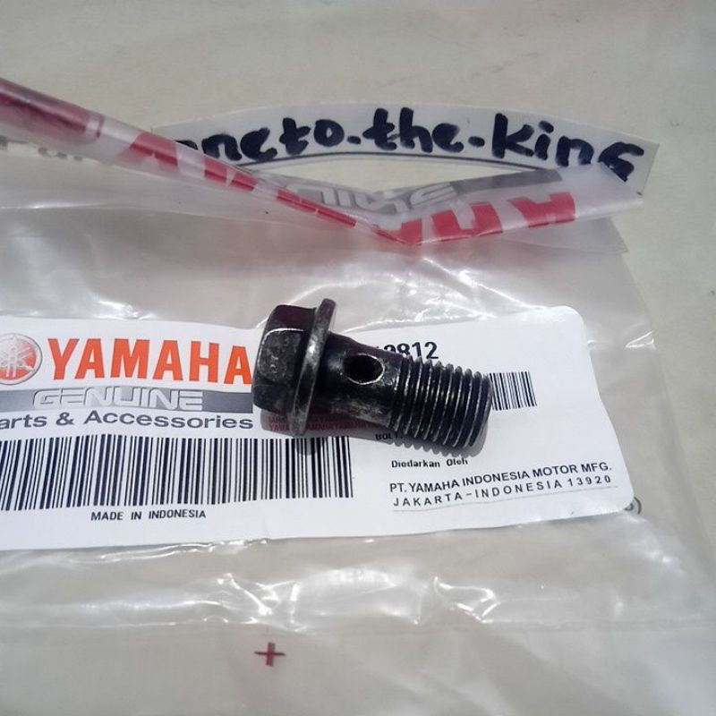 BAUT SELANG SLANG REM CAKRAM ,BAUT MINYAK REM RXKING,RX KING,RXK,RXS,F1ZR,SCORPIO,VIXION ASLI YAMAHA