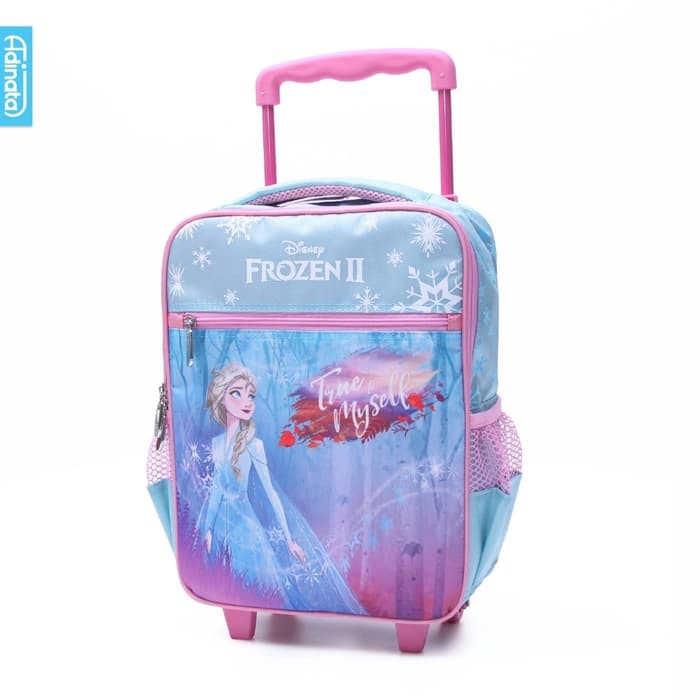 Tas Trolley Anak Sd Sequin Usap Berubah Gambar Tas Travel Bag Kop NI104 Frozen Leaf 14" - Adinata
