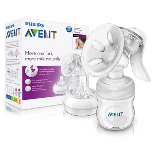 Avent Breast Pump Natural - Breast Pump Terbaik dari Avent dengan Silikon untuk memperlancar asi