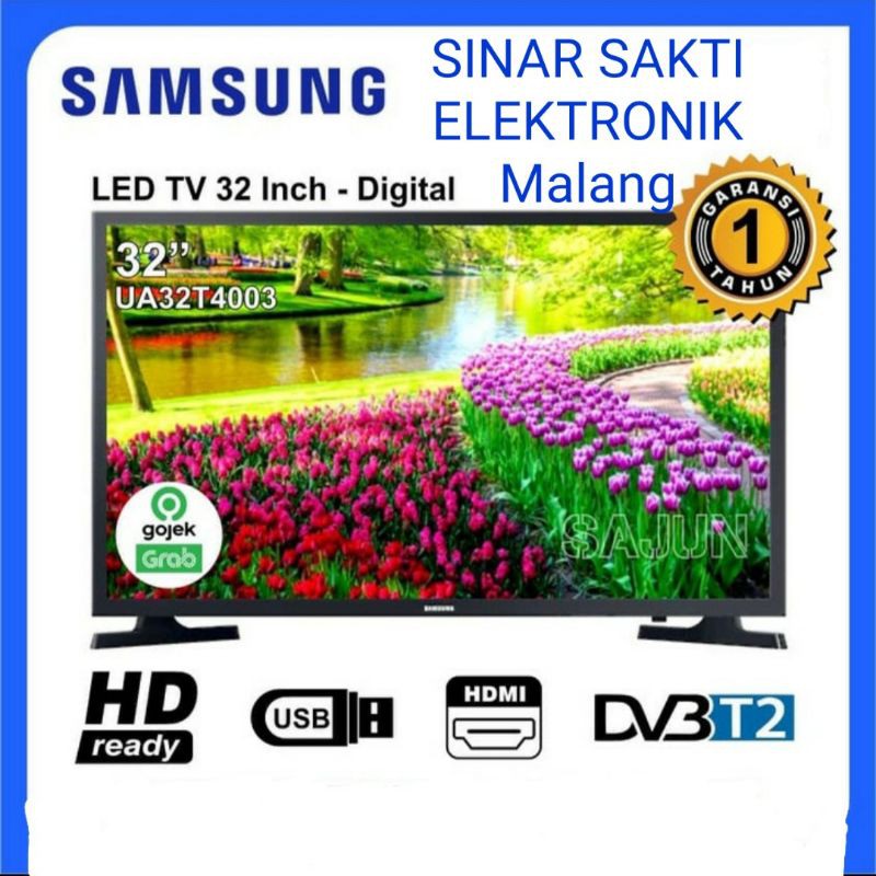 Samsung LED TV 32 inch 32&quot; 32T4003 atau 32T4001 Digital USB MOVIE HD Garansi