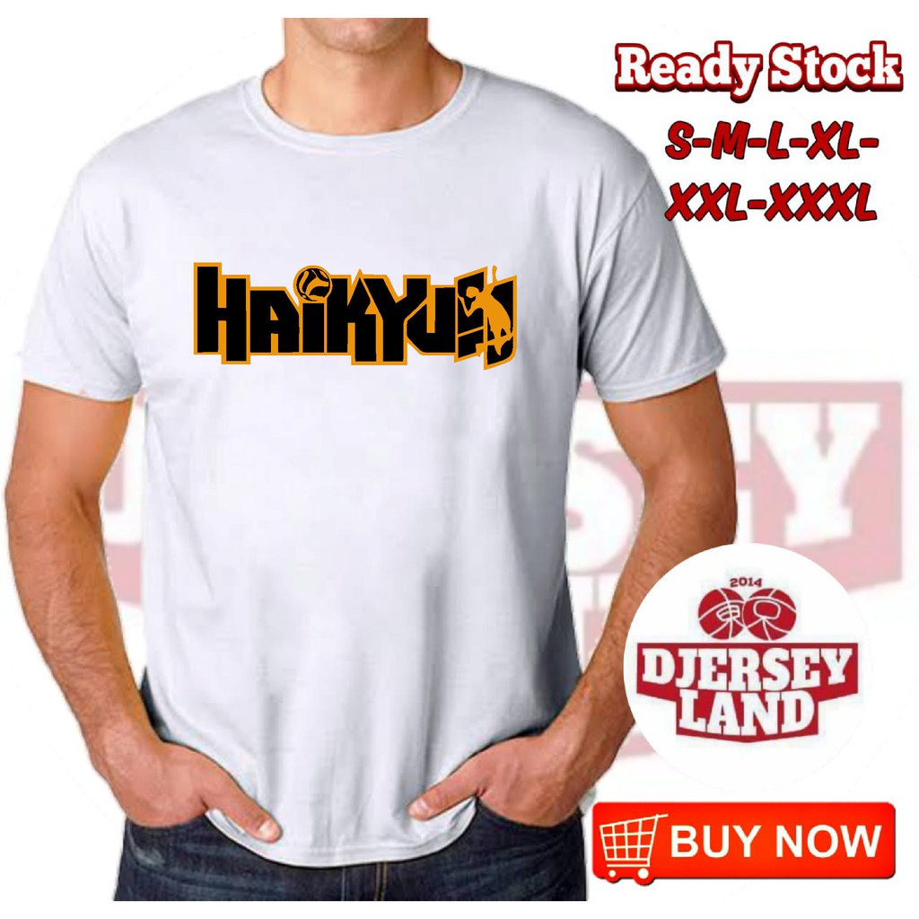 KAOS ANIME JEPANG HAIKYUU LOGO TSHIRT ANIME MANGA JEPANG