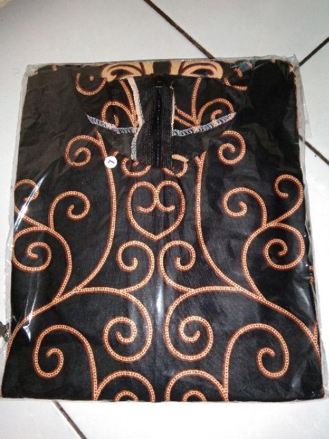 Kemeja Batik Pria Lengan Panjang Size M L Xl Xxl Bswart Batik Hrb026 Kenango Hem Panjang Padi