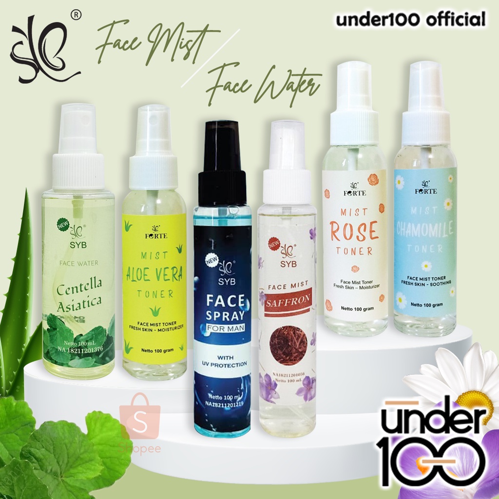 ❤ UNDER100 ❤ SYB Forte Face Mist | Water | Spray for Man | Aloe Vera Centella Chamomile Rose Saffron