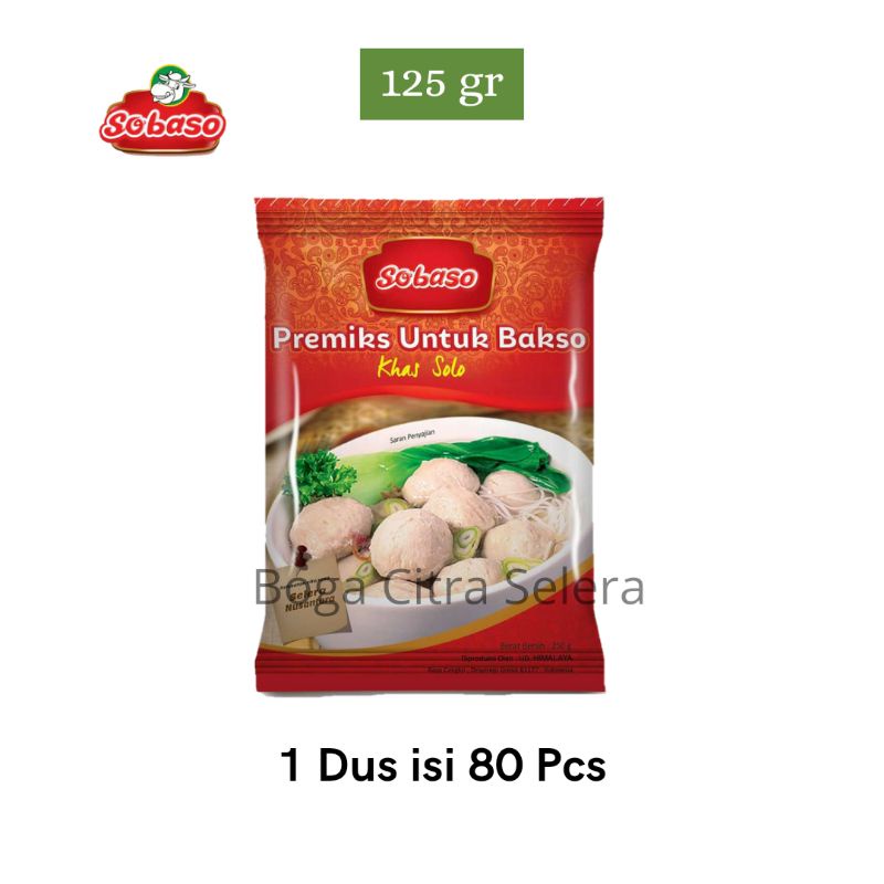 1 Dus Tepung Bakso Premiks Khas Solo Sobaso 125gr