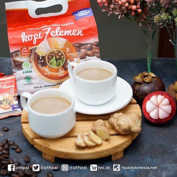 

Harga Bersahabat ★ [20 sachets] Kopi Sevel Seven Elemen HNI HPAI ORI halal '