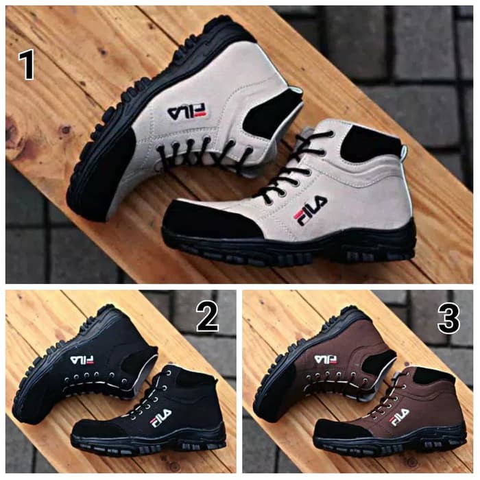 SEPATU PRIA SEPATU COWOK SEPATU KERJA SEPATU SAFETY SEMI BOOTS LOW/TALI PRIA BOOT SAVETY BUT