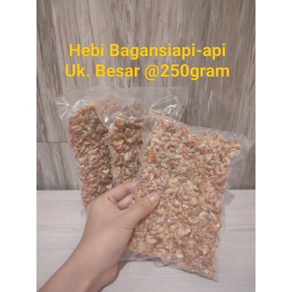

Ebi Hebi Udang Kering Besar Bagan Siapi Tanpa Pewarna