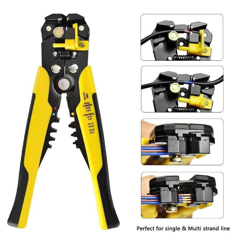 Tang Potong Pengupas Kabel Multifungsi Wire Cutter Pliers 742