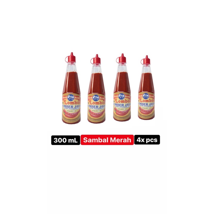 

Saos/Saus Sambal Merah 300 mL ( Sumber Jaya ) - Multipack 4 pcs