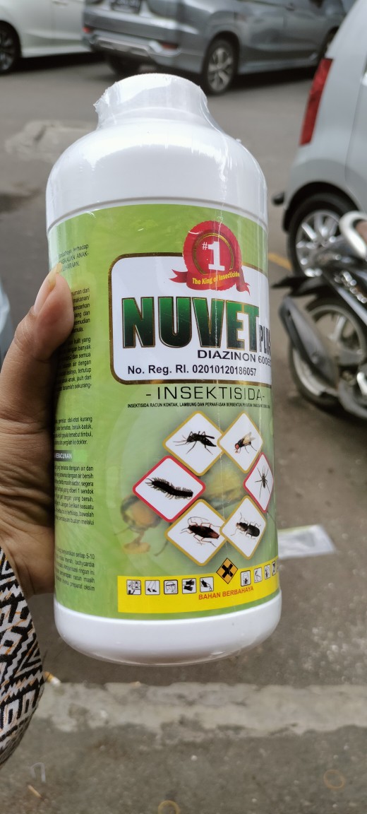 Obat Fogging Pembasmi Nyamuk, Kecoa, Lalat Dan Hama Lain Nuvet Plus 600 Ec