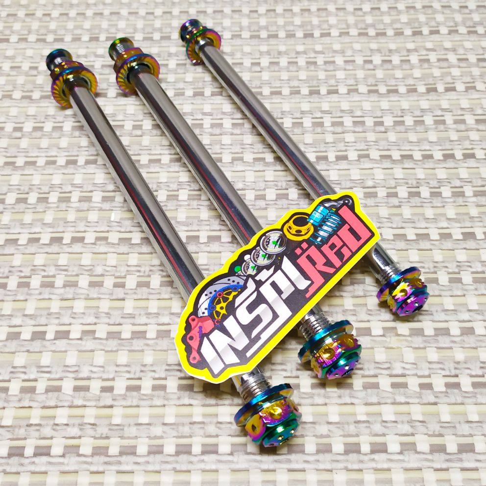 baut probolt as depan titan warna pelangi Honda yamaha mio beat vario scoopy xeon fino