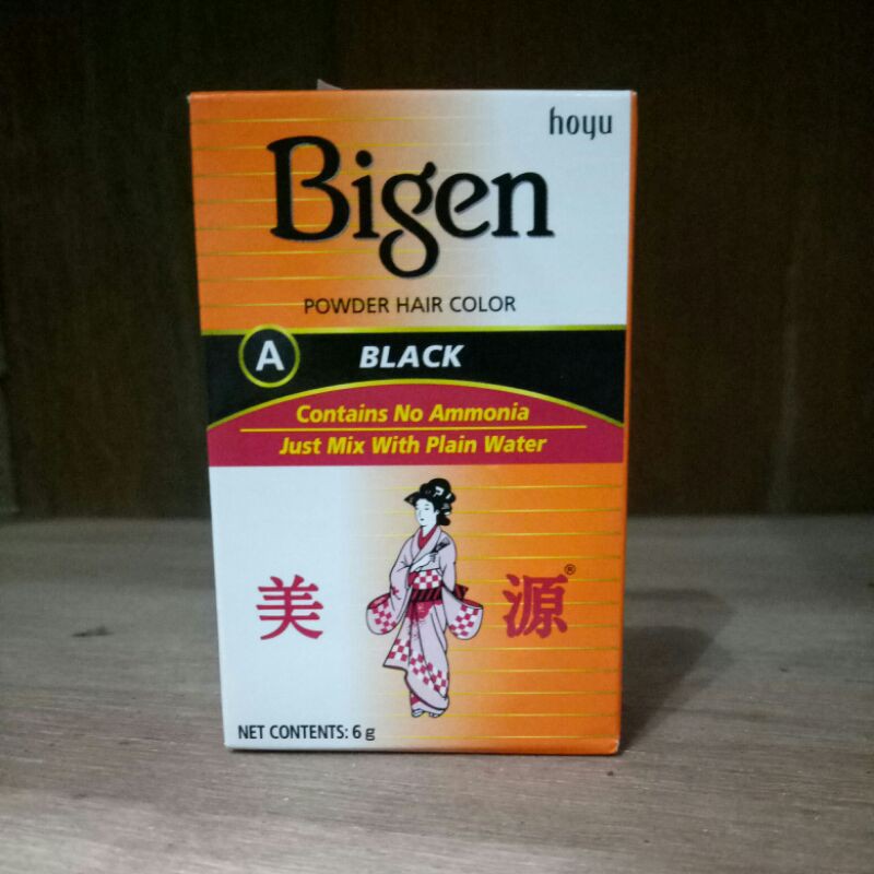 BIGEN Powder hair color BLACK 6g