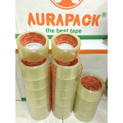 

Lakban Bening Aurapack 90 Yard 2 Inch 48mm 1 slop 6 pc