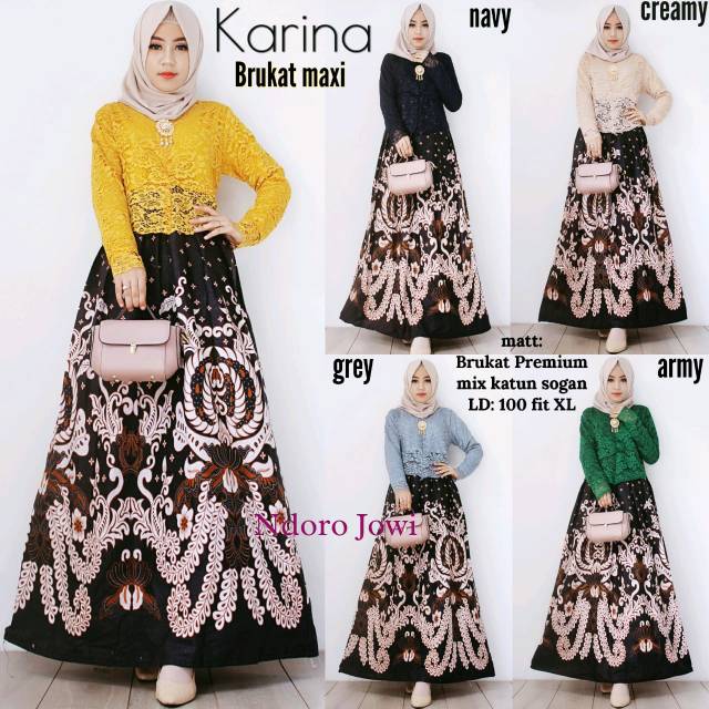 Karina Brukat Maxi by Ndoro Jowi