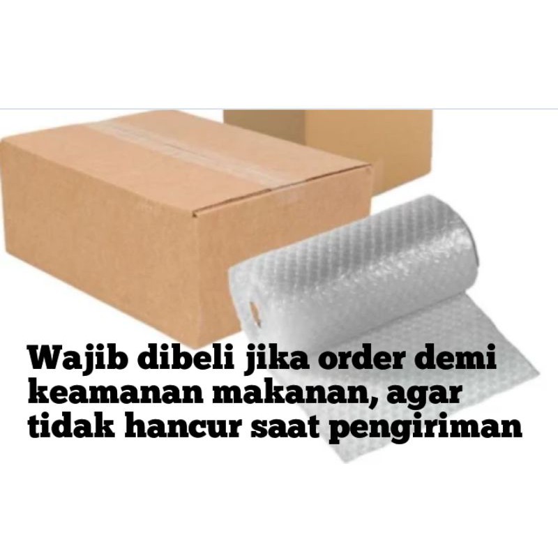 

kardus dan bubblewrap