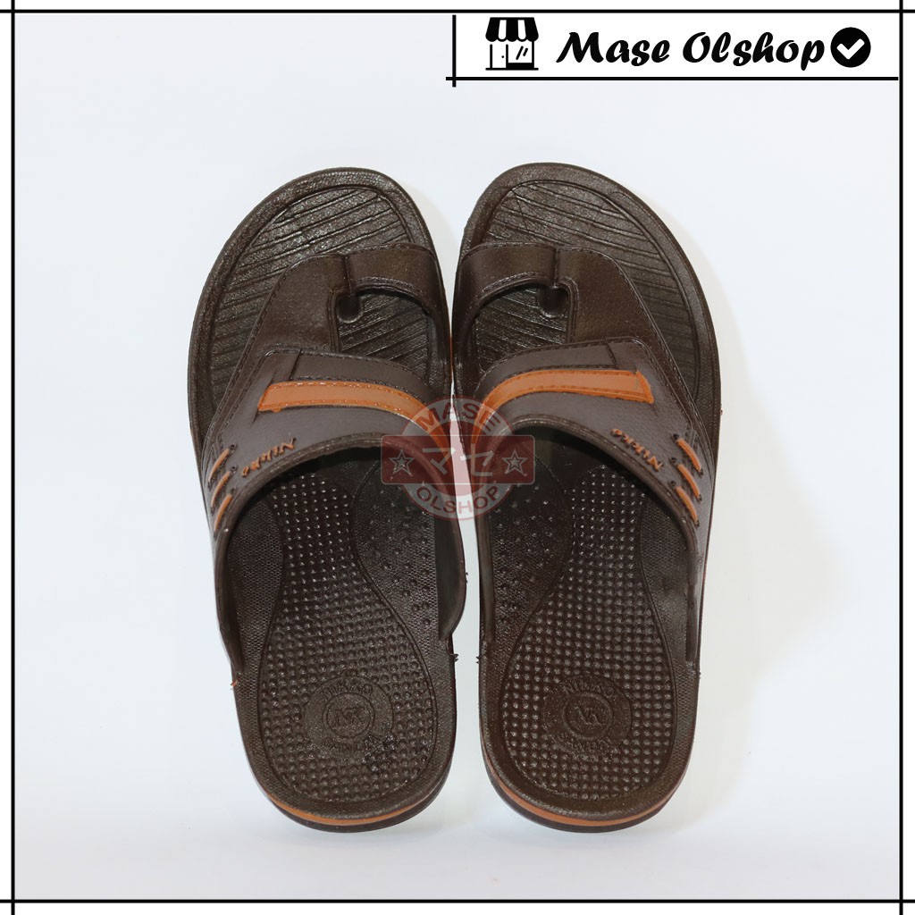 Sandal Karet Pria Nikko Model Jepit Slide Murah