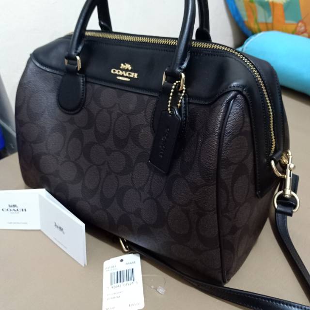 Coach Bennet Large signature Mahogany Preloved
