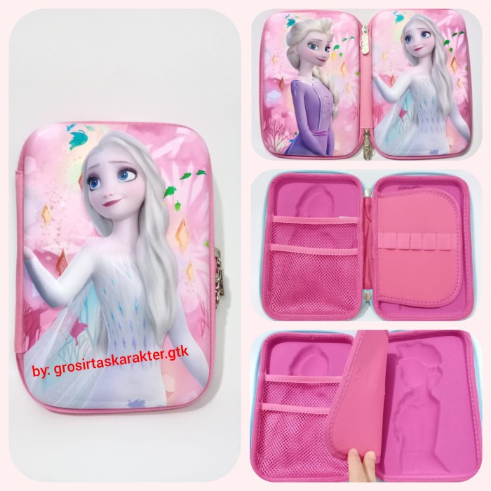 

Tempat Pensil Anak Karakter LOL Unicorn Pony Kotak Pensil Pencil Case - Frozen 2 Sisi Terlaris