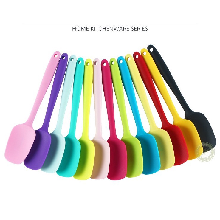 Spatula Silikon Tahan Panas Anti Lengket Food Grade Sutil Silikon Solet Silicone / Alat Masak Tahan Panas Anti Lengket