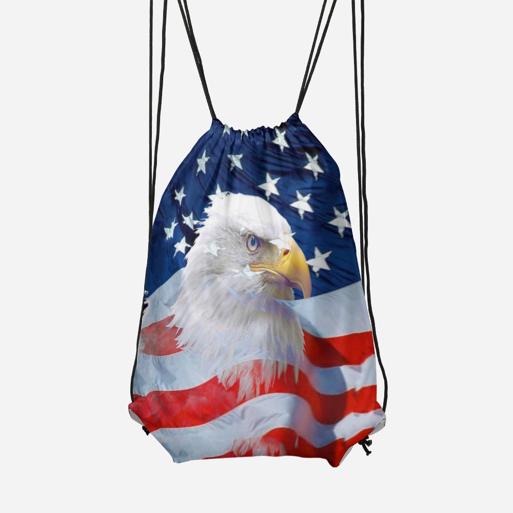 Tas serut / String bag / Tas Punggung AMERICAN EAGLE Full Printing Terbaru Art 9