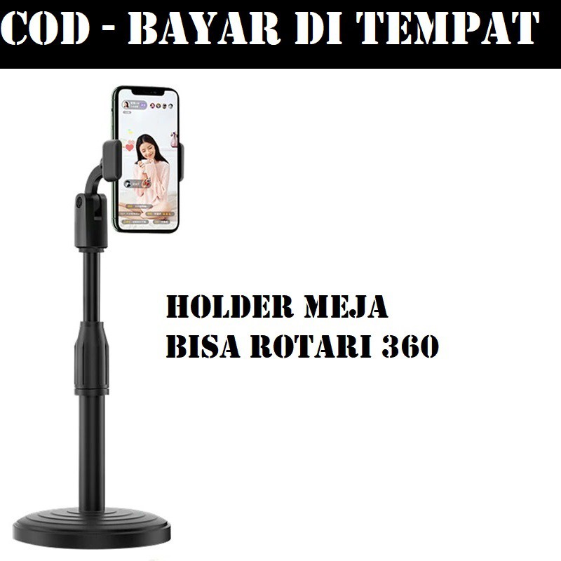 Holder untuk Smartphone bisa di Putar 360&quot; - Cocok Buat Smule, Live Fb, Youtube, Nonton , Video Call