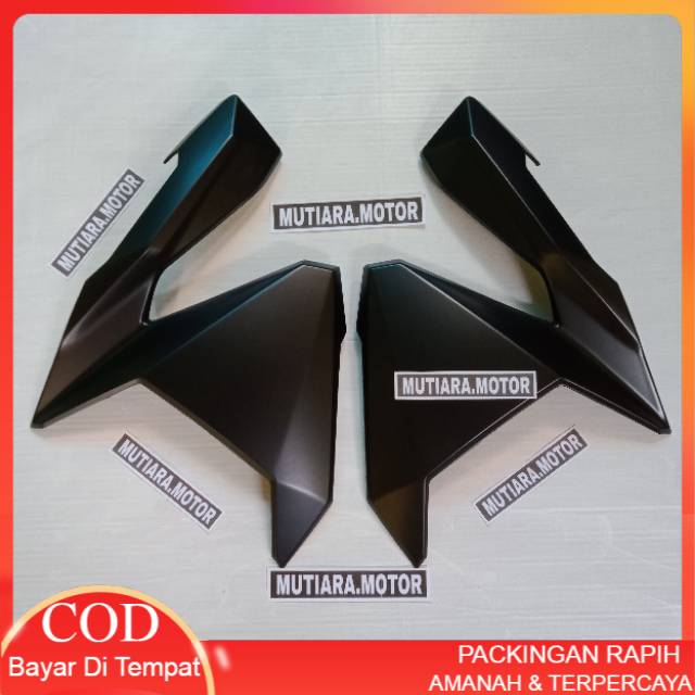 Termurah Bodi Motor Cover Sayap Depan kiri kanan VARIO 125 150 LED 2015 2016 2017 hitam dop Terlaris
