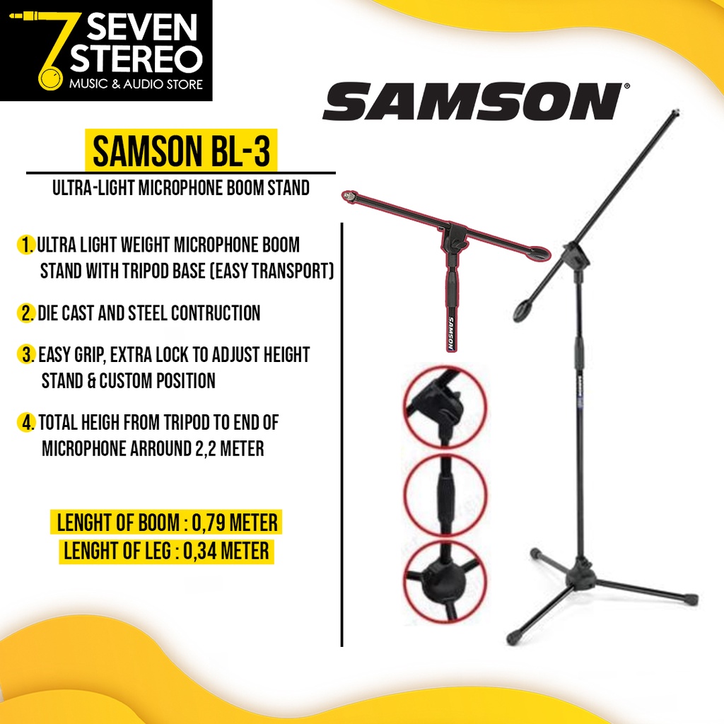 Samson BL3 Utra Light Boom Stand