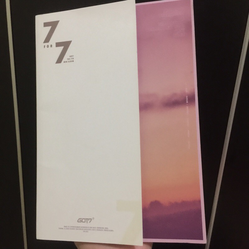 

Got7 [7 for 7 album] free special postcard book
