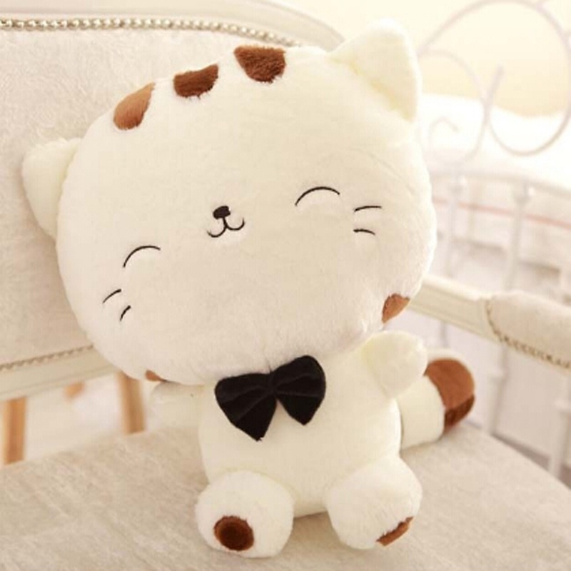 Mainan Boneka Plush Cratoon Kucing Muka Besar Lucu