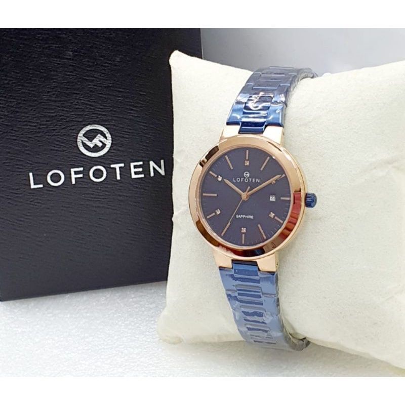 LOFOTEN 2312 JAM TANGAN WANITA LOFOTEN SAPPHIRE ORIGINAL BLUE